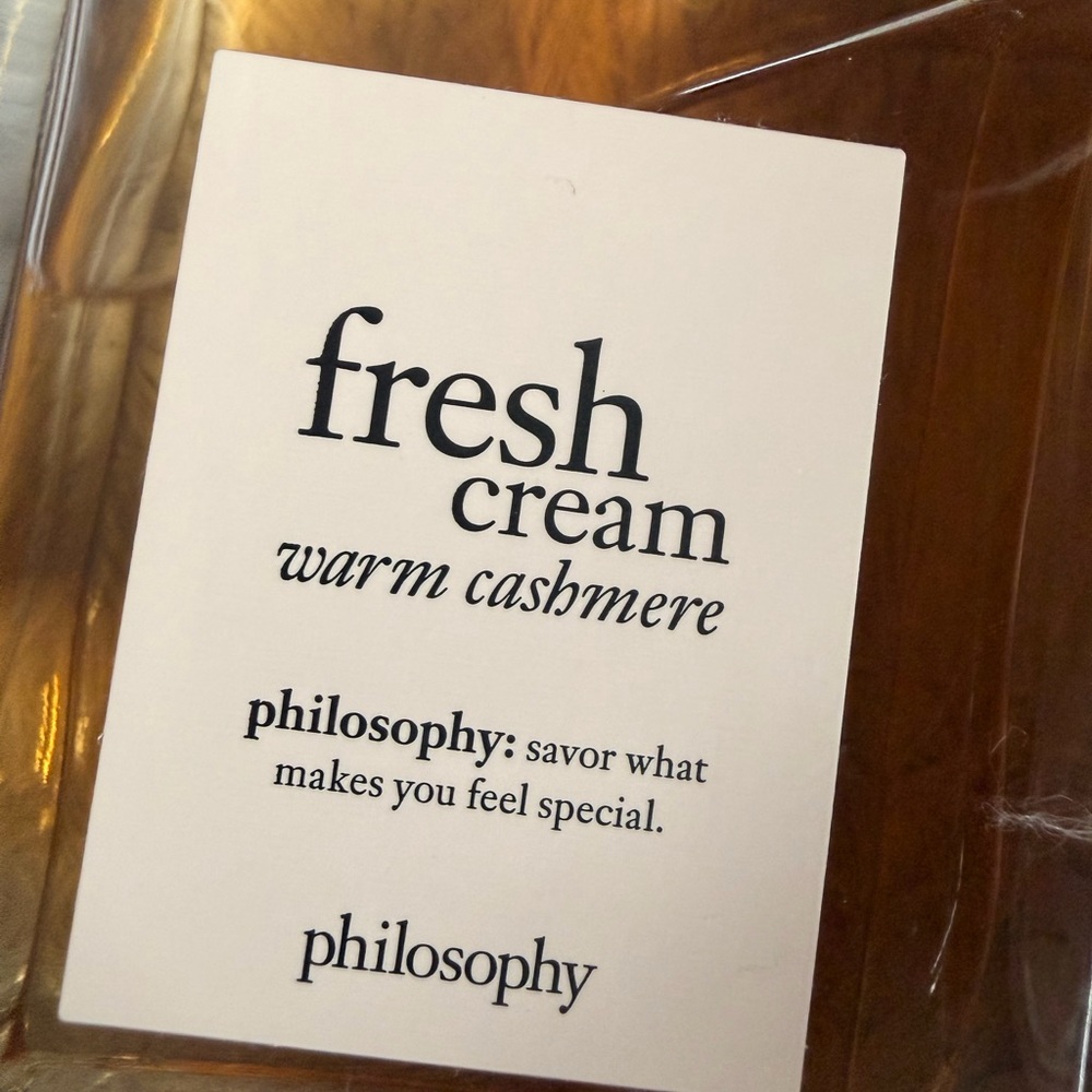Philosophy Fresh Cream Warm Cashmere Perfume